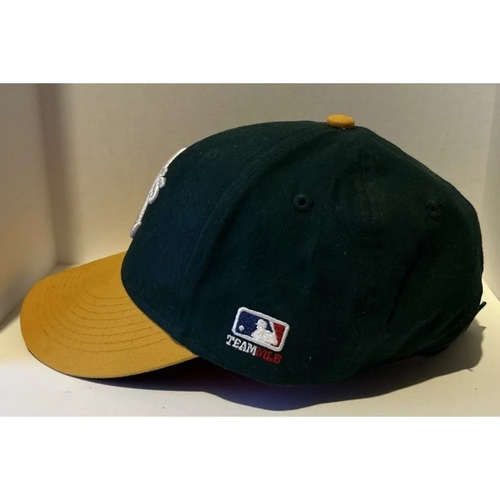 Oakland Athletics A's MLB Adjustable Cap by OC Sports - Green & Yellow Youth‎